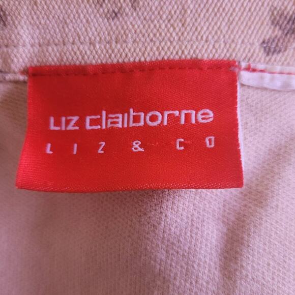 Vntg Liz Claiborne Liz Co Floral Button Down Blouse Cottage Prairie Romantic M - Picture 6 of 9